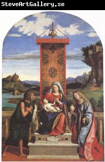 CARACCIOLO, Giovanni Battista The Virgin and Child between John the Baptist and Mary Magdalen (mk05)